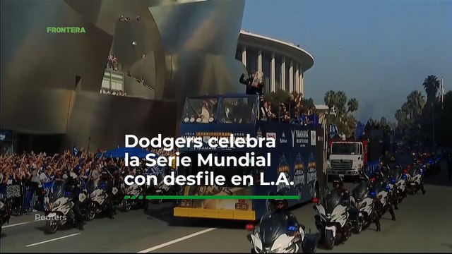¡Locura azul en Los Ángeles! Dodgers celebra la Serie Mundial con desfile 💙🏆