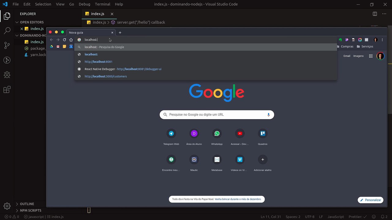 0203 - Consumindo os parâmetros de Query e Route