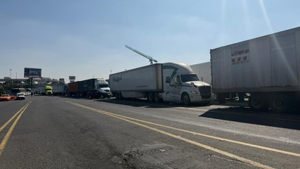 Transportistas levantan bloqueo en la México–Querétaro tras nueve horas de manifestación