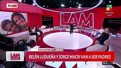 BELÉN LUDUEÑA Y JORGE MACRI VAN A SER PAPÁS