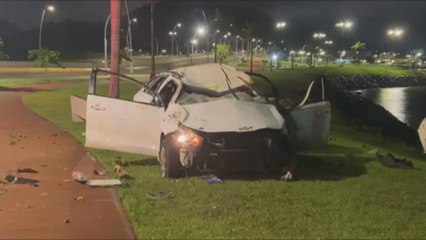 Tres heridos graves tras accidente vehicular en la Calzada de Amador