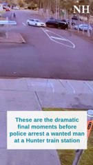 Metford Train Station arrest - Newcastle Herald - November 4, 2025