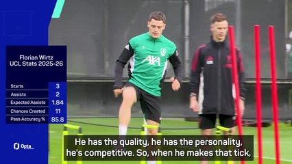 Alonso has 'no doubts' Wirtz will succeed at Liverpool