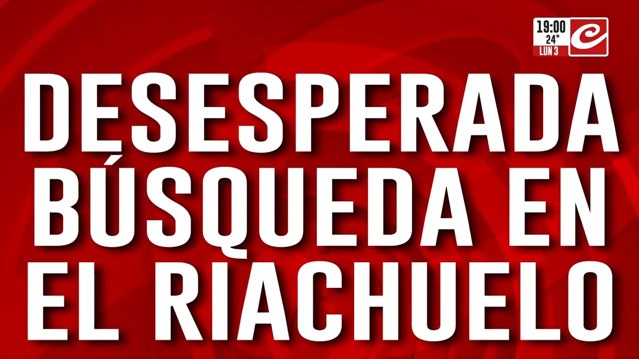 Desesperada búsqueda: Diego se tiró a nadar y desapareció
