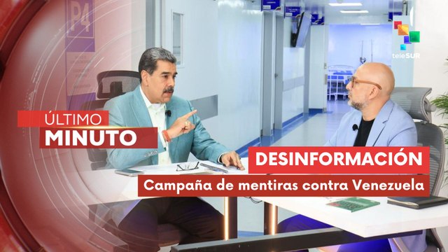 Pdte. Maduro denunció guerra mediática de Estados Unidos contra Venezuela