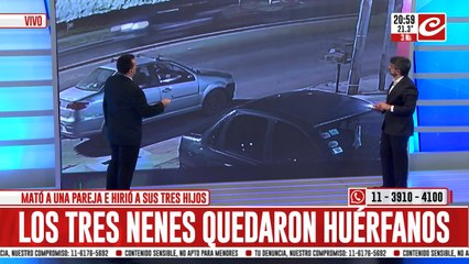 Mato a una pareja y dejo a tres nenes heridos y huerfanos