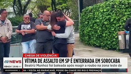 Jovem baleada em assalto na capital paulista é enterrada em Sorocaba