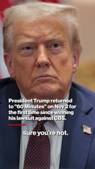 Trump slams Kamala Harris, '60 Minutes' during return to the show after settling lawsuit