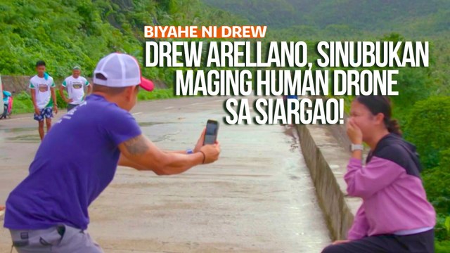 Drew Arellano, sinubukan maging human drone sa Siargao! | Biyahe ni Drew
