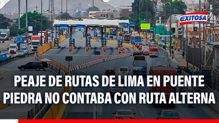 🔴🔵 Rutas de Lima y peaje en Puente Piedra: "No había ruta alterna", señala abogado