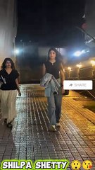 Bollywood Actress Shilpa Shetty Last Night in West Bandra Mumbai🔥🌹❤️