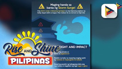 Banta ng storm surge, itinaas ng PAGASA sa halos buong VIsayas at iba pang lugar