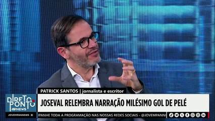 "Foi um dos momentos mágicos da minha vida", diz Joseval Peixoto sobre milésimo gol do Pelé | DIRETO AO PONTO