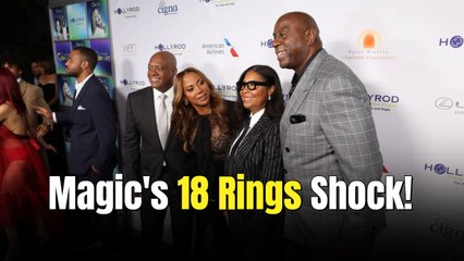 Magic Johnson celebrates Dodgers’ World Series win, jokes he now has “18 championship rings”