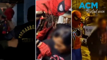The Amazing Spiderman makes drug bust in Peru