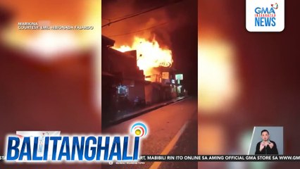 Ancestral house sa Brgy. Malanday, nasunog dahil daw sa napabayaang kandila | Balitanghali