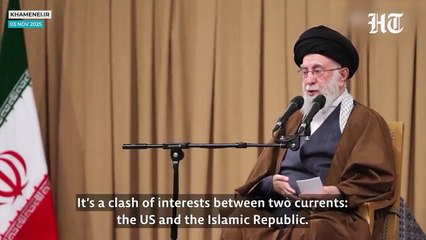 On Cam_ Khamenei Declares  War  On USA At Public Event  Warning To Trump Amid Nuclear Weapon Hints