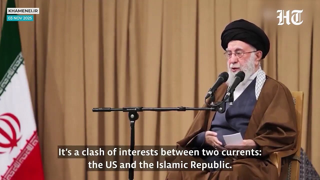 On Cam_ Khamenei Declares  War  On USA At Public Event  Warning To Trump Amid Nuclear Weapon Hints