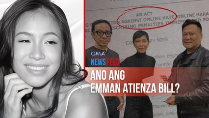 Ano ang ‘Emman Atienza Bill’ ? | GMA Integrated Newsfeed