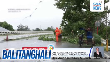 Malakas na hangin at ulan, ramdam sa ilang bahagi ng Negros Occidental; ilang kalsada, hindi madaanan | Balitanghali
