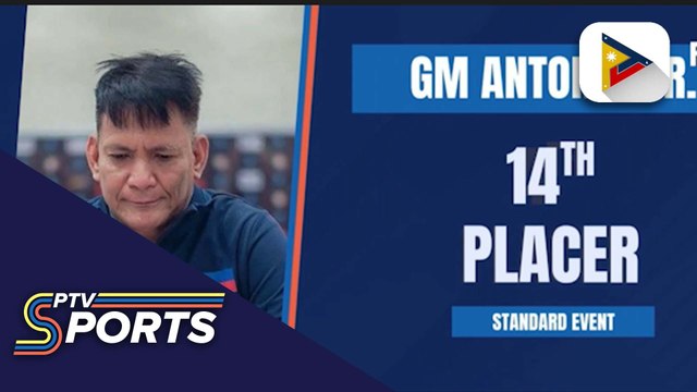 GM Joey Antonio Jr. naibulsa ang gold sa Blitz Event ng 33rd FIDE World Senior Chess Championships.