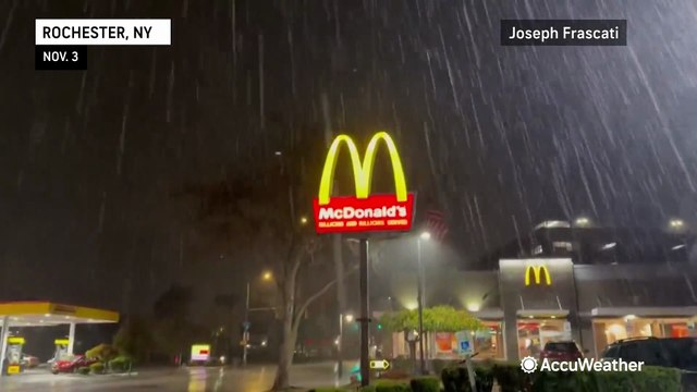 November thunderstorms hammer upstate New York and surrounding areas with hail