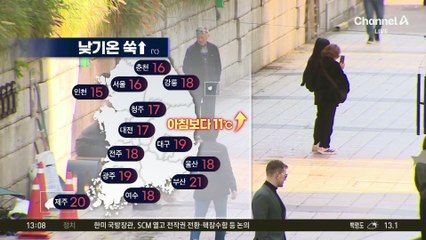[날씨]다시 온화한 가을…내일 낮 기온 더 올라