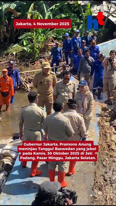 Tanggul Baswedan Jebol, Pramono : Diperbaiki, Biar Tak Banjir