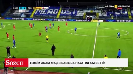 Teknik adam maç sırasında hayatını kaybetti! Oyuncular şoke oldu