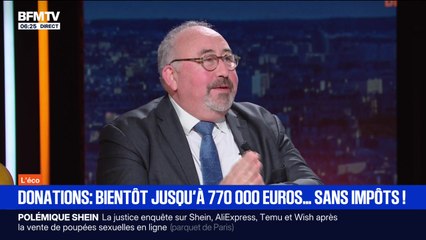 BFM Conso : Donations, bientôt jusqu'à 777 000 euros... sans impôts ! - 04/11