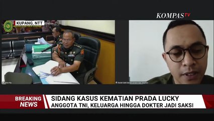 Jadi Saksi, Dokter Ungkap Sebab Kematian Prada Lucky di Sidang