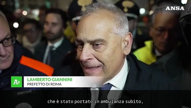 Crollo della torre ai Fori: estratto vivo l'operaio, e' morto in ospedale