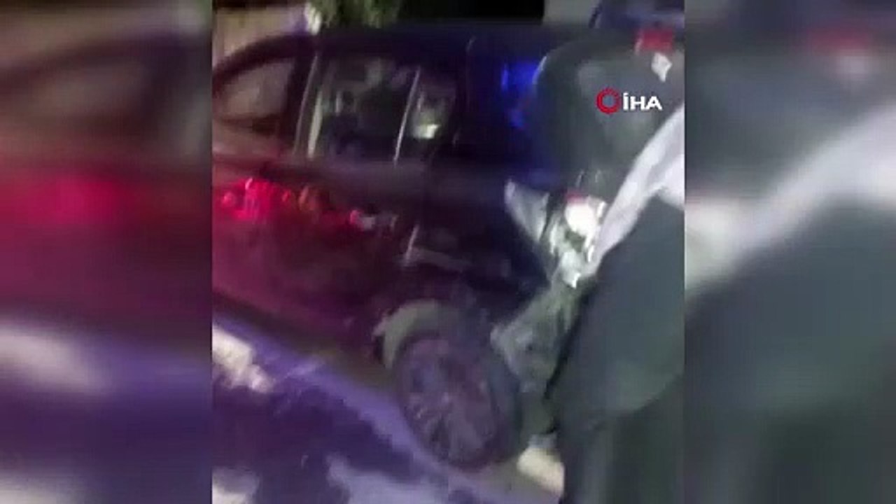 Eyüpsultan’da sokağa dalan vinç dehşet saçtı: Mahalleli sokağa döküldü