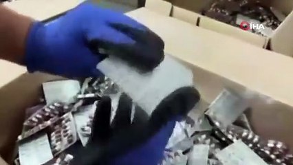 Antalya’da uyuşturucu imalathanesine operasyon: 1,8 milyon sentetik ecza hap ele geçirildi