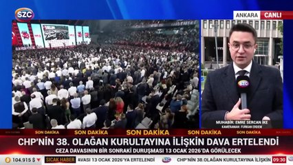 CHP 38. Olağan Kurultayına ilişkin dava ertelendi