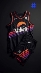 Phoenix Suns revive 'The Valley' jersey from Finals run.