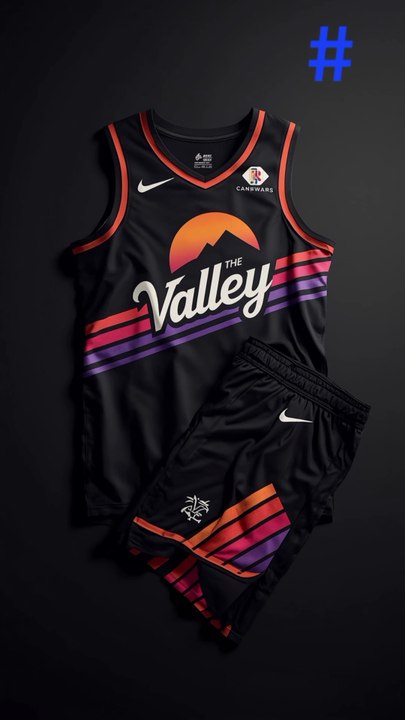 Phoenix Suns revive 'The Valley' jersey from Finals run.