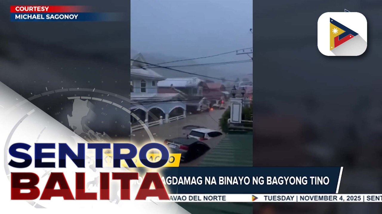 Visayas region, magdamag na binayo ng Bagyong #TinoPH | ulat ni Gab Villegas