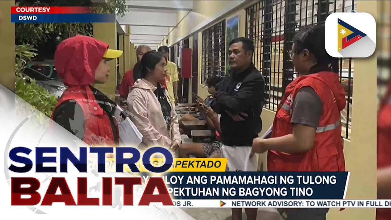 DSWD, tuloy-tuloy ang pamamahagi ng tulong sa mga naapektuhan ng Bagyong #TinoPH