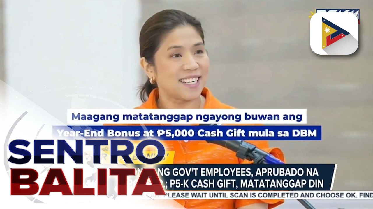 Year-end bonus ng gov't employees, aprubado na ni PBBM; P5K cash gift, matatanggap din