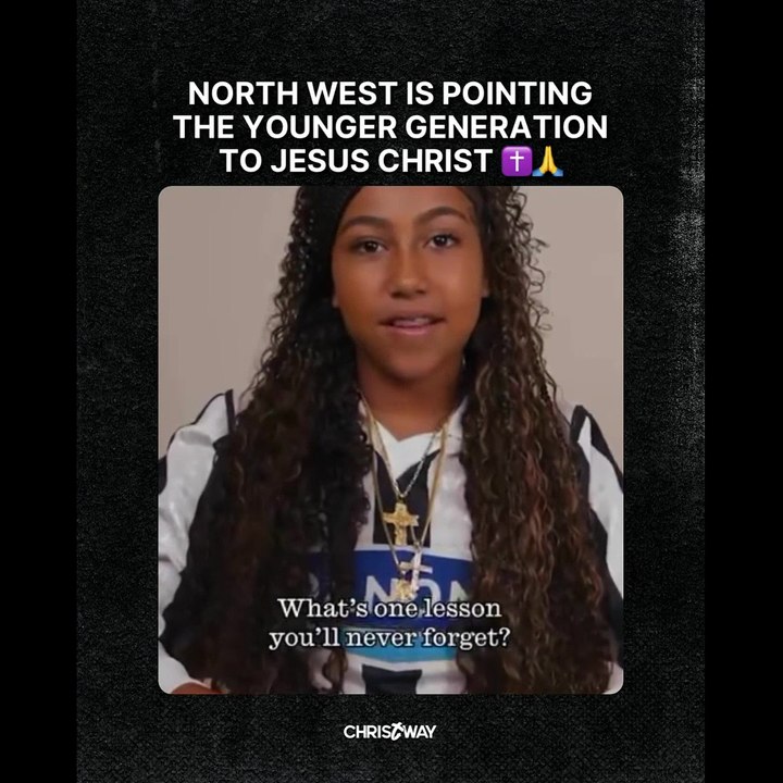 North West's evangelical faith (the eldest daughter of Kim Kardashian and Kanye West). #Gospel #NorthWest #HipHop