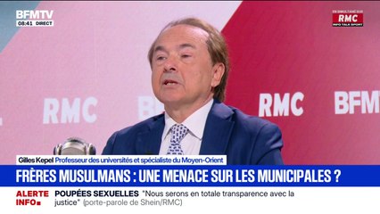 Entrisme: "Ce sera un très gros enjeu des élections municipales", estime Gilles Kepel, spécialiste du Moyen-Orient