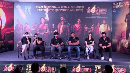 Aadi Saikumar & Shambhala Movie Team Q & A With Media