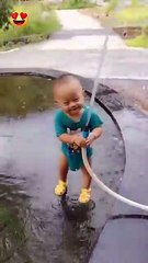 Cute and Funny baby  Video _ Try not to laugh Challenge😃♥️