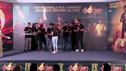 Actor Aadi Saikumar Speech @ Shambhala Movie Press-Meet