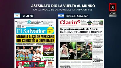 Medios internacionales destacan el asesinato del alcalde de Uruapan y la violencia en México