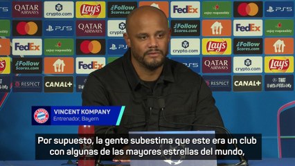 Kompany cuenta una gran verdad de Luis Enrique y deja perpleja y en mal lugar a la prensa francesa