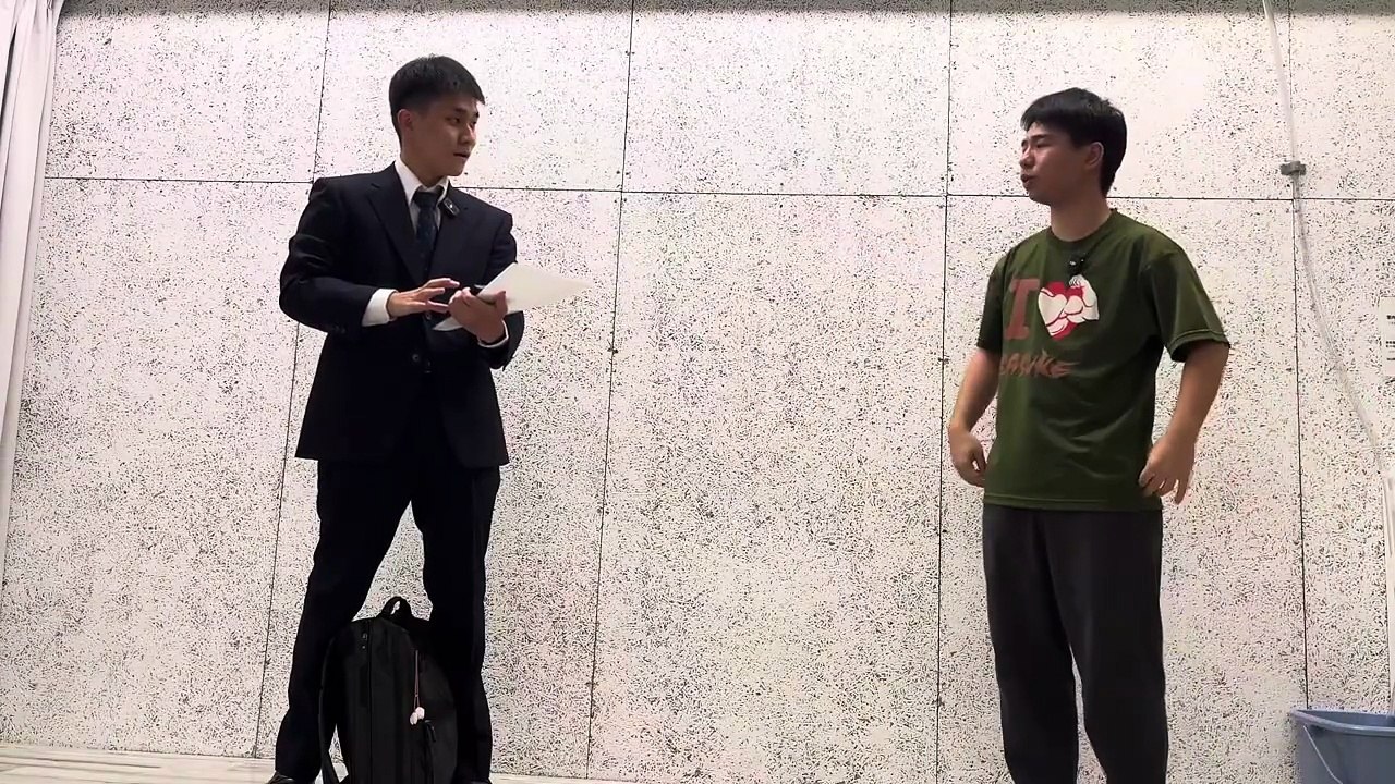 虚空論のコント「訪問者」