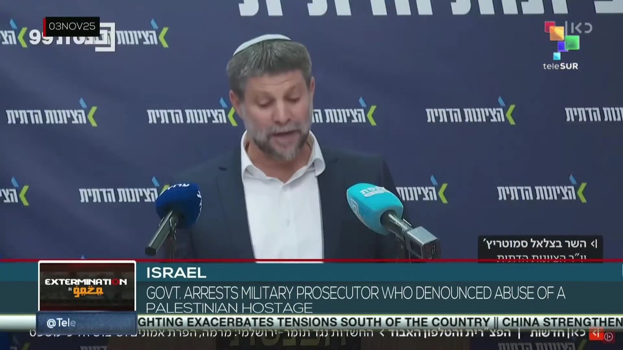 IASRAEL l Govt. arrests military prosecutor who denounced abuse of a Palestinian hostage