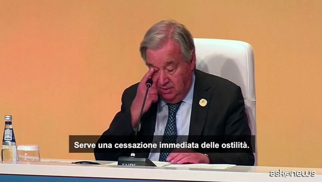 Guterres: Fermare le armi in Sudan, stop a violazioni tregua a Gaza